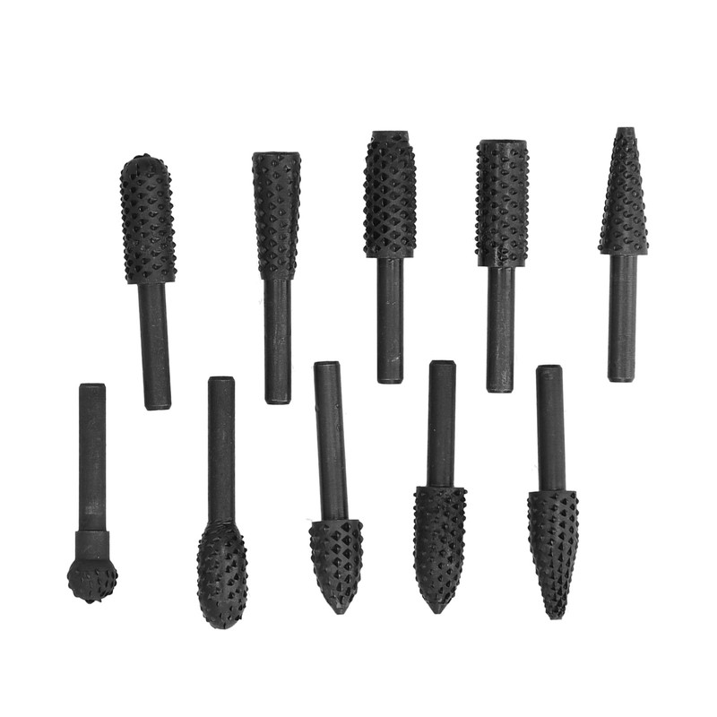 10Pcs Carving Bit Set Electric Rotatable Efficient Multifunctional Grinding Head