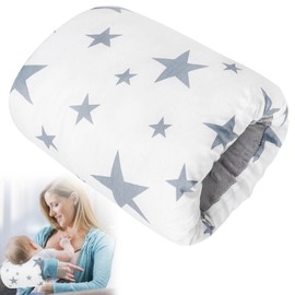 TEUOPIOE 1Pc Baby Nursing Arm Breastfeeding Pillow Soft Cotton Bottle Feeding Pillows for Newborn (Pentagram)
