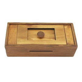 Wooden Puzzle Boxes with Hidden Compartments, Intelligent Thinking Tasks for Adults, Money Card Holder, Difficult Games, Wooden Puzzle Case for Secret Surprise Gifts