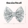 Lanmerry Hair Accessories: Sequins Alligator Clips, Large Bows for Toddlers,