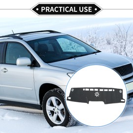 VekAuto Dash Cover Kit Compatible for Lexus GX GX460 2010-2021, Durable Polyester Gray Center Console Dashboard Cover Pad Carpet with Sticker