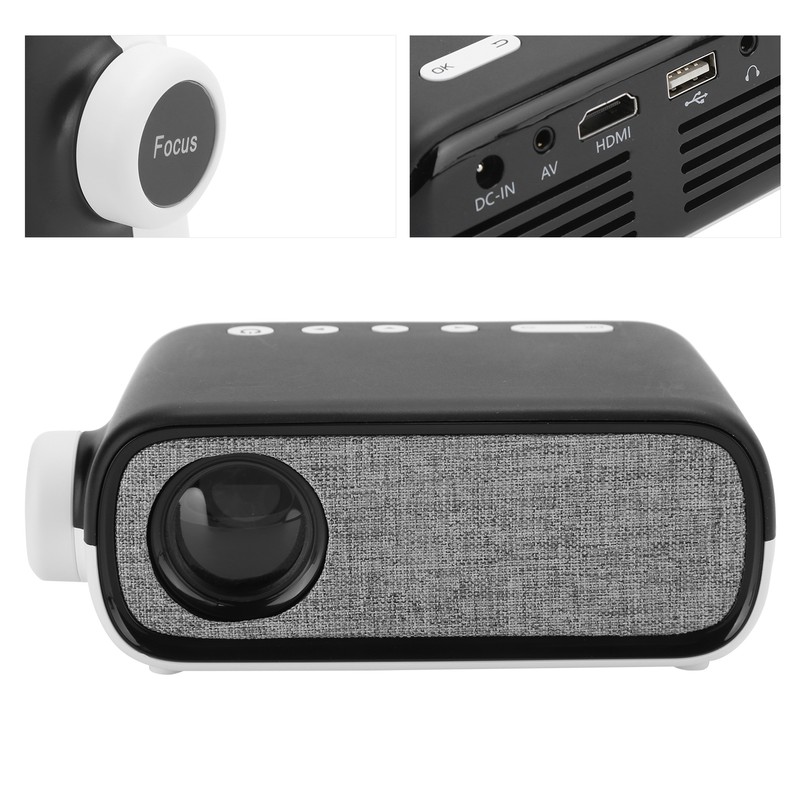 Projector Mini Home Micro Portable Smart LCD Display Screen 480