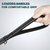 MOOGROU Dog Leash with Two Handles,Reflective Dog Leashes for Large