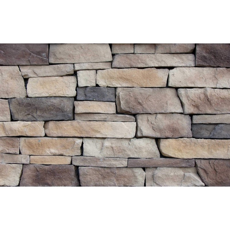 Veneer Stone Rubber Mold for Concrete or Plaster, Cliff Stone