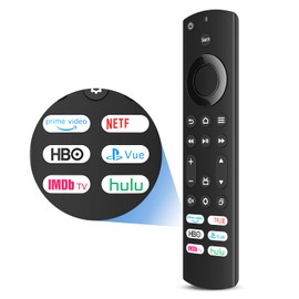 New Replacement Remote for All Insignia Smart TVs and Toshiba Smart TVs with 6 Shortcut Buttons, Prime Video, ImdbTV, Hulu (for Insignia and Toshiba TVs)