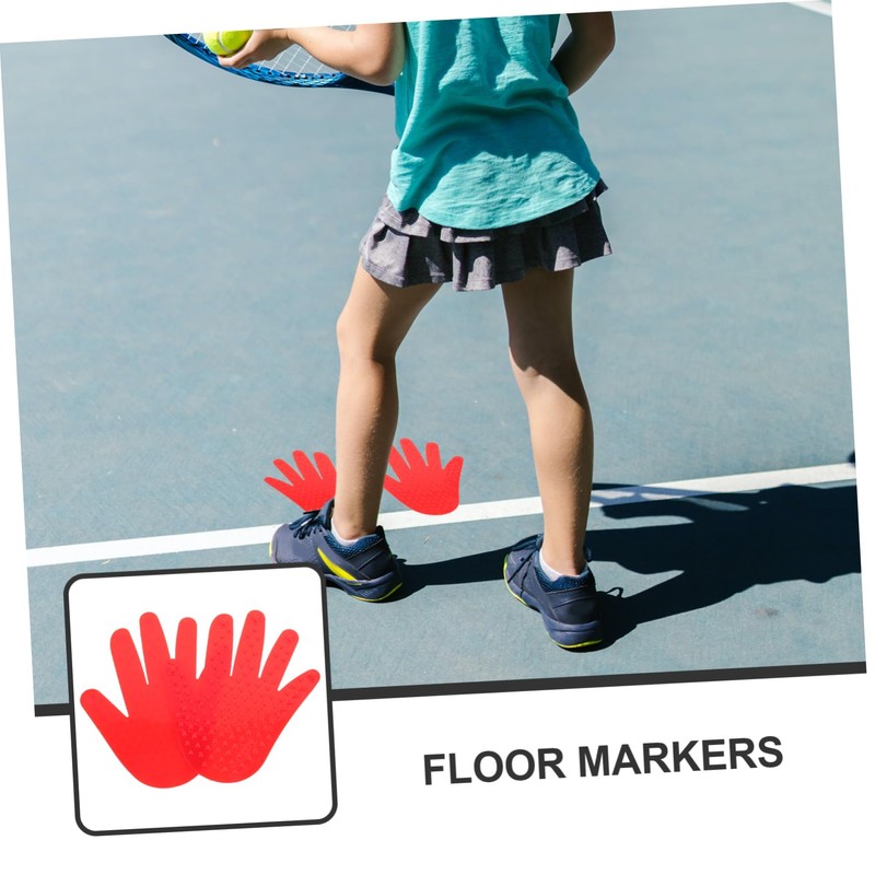 BIUDECO 5Pairs Compact Classroom Carpet Markers Spot Markers for Training