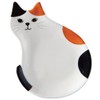 DECOLE: "HAPPY CAT DAY" CHOPSTICK REST PLATE (Calico)