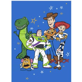 Toy Story Fairground Stars Soft Plush 60"x80" Twin Size Blanket