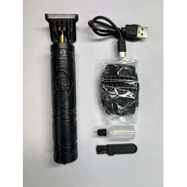 Generic Professional Electric Beard Hair Trimmer with Cordless Rechargeable Kit Edgers Clippers for Mens Birthday (Buddah), Black