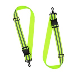 FineGood Reflective Taski Reflective Belt, Set of 2, Adjustable, Fluorescent Belt, Safety Band, Running, Bicycle, Kids, Adults, Dog Walking, Traffic Control, Construction, Climbing, Fishing, Camping