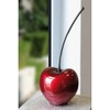 CASABLANCA Cherry Decoration Celebration 42 cm Ceramic Bordeaux Matt