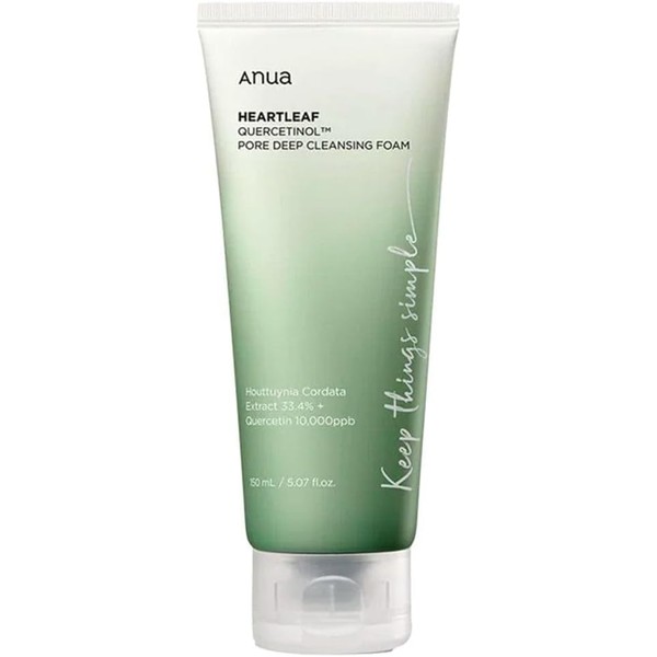ANUA Heartleaf Quercetinol Pore Deep Cleansing Foam – 150ml Gentle