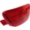 Evan Fischer Bumper Reflector Compatible With 2012-2013 Kia Soul Rear