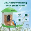 Smart Bird Feeder with Camera, 2K HD Birdwatching Camera with