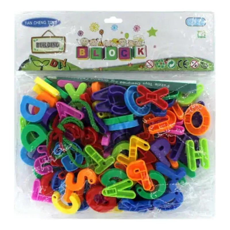 ComLeo Juego De Letras 3d Plastico Tendedero Didactico
