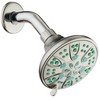 AquaDance Antimicrobial – Anti-Clog High-Pressure 6-Setting Shower Head with Nozzle