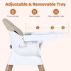 INFANS Baby High Chair, 9 in 1 Convertible Highchair for