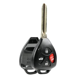 Key Fob Shell fits 2008-2014 Toyota Avalon Camry Corolla Venza Keyless Entry Remote Case & Pad (HYQ12BBY, GQ4-29T)