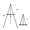 Falling in Art 65" A-Frame Tripod Easel Stand, Wooden Display
