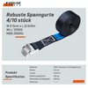 Pack of 4 lashing straps, 2 m, 250 kg, adjustable