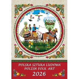 Poland Polish Folk Art Wall Calendar (Bilingual)