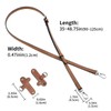 QIUTIMIY Leather Handbag Strap, Replacement Shoulder Bag Straps for Longchamp