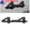 4X4 6" x 1.5" 3D Metal 4X4 Matt Black Emblem
