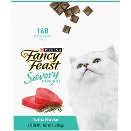 Purina Fancy Feast Limited Ingredient Cat Treats, Savory Cravings Tuna Flavor - 3 oz. Box