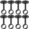 Anndason Curtain Rod Ceiling-Mount Bracket Curtain Rod Brackets Curtain Rod