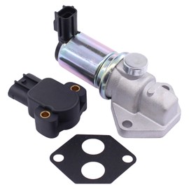 MOTOKU Idle Air Control Valve and Throttle Position Sensor for Ford Ranger Mustang Exporer Aerostar for Mazda B2500 for Lincoln Continental