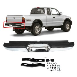 ANGLEWIDE Steel Rear Step Bumper For Toyota for Tacoma 1995 1996 1997 1998 1999 2000 2001 2002 2003 2004