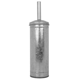 Autumn Alley Galvanized Toilet Brush with Holder Set | Add This Charming Farmhouse Bathroom Accessory to Your Country Bathroom