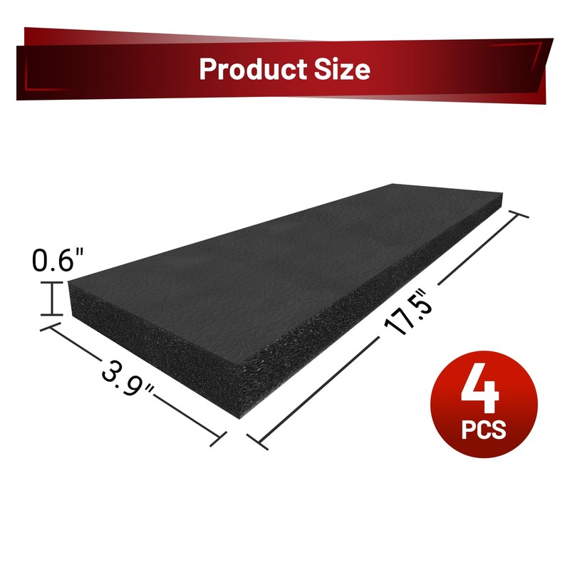 ROBLOCK 4 PCS Garage Wall Protector 17.5x4 inch, Self Adhesive