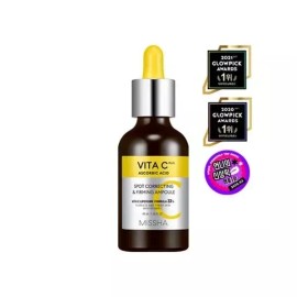 MISSHA [미샤] 비타씨플러스 잡티씨 탄력앰플 40ml Misha Vita C Plus Dark Spot Elastic Ampoule 40ml