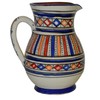 Moroccan Pitchers Sangria Handmade Ceramic Carafe Beverage Dispenser Jar Cooler