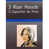 CLEAR PLASTIC RAIN HOODS 3PACK