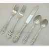Wallace Antique Baroque 5 Piece Place Setting 18/10 Stainless Steel Flatware