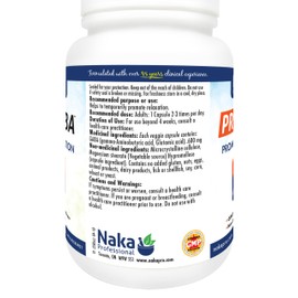 Naka PRO GABA Superior Absorption 600 mg - 140 Veggie Capsules