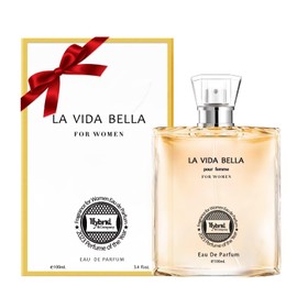 Hybrid & Company La Vida Bella Fragrance for Women Eau De Parfum Natural Spray Elegant Scent, 3.4 Fl Oz