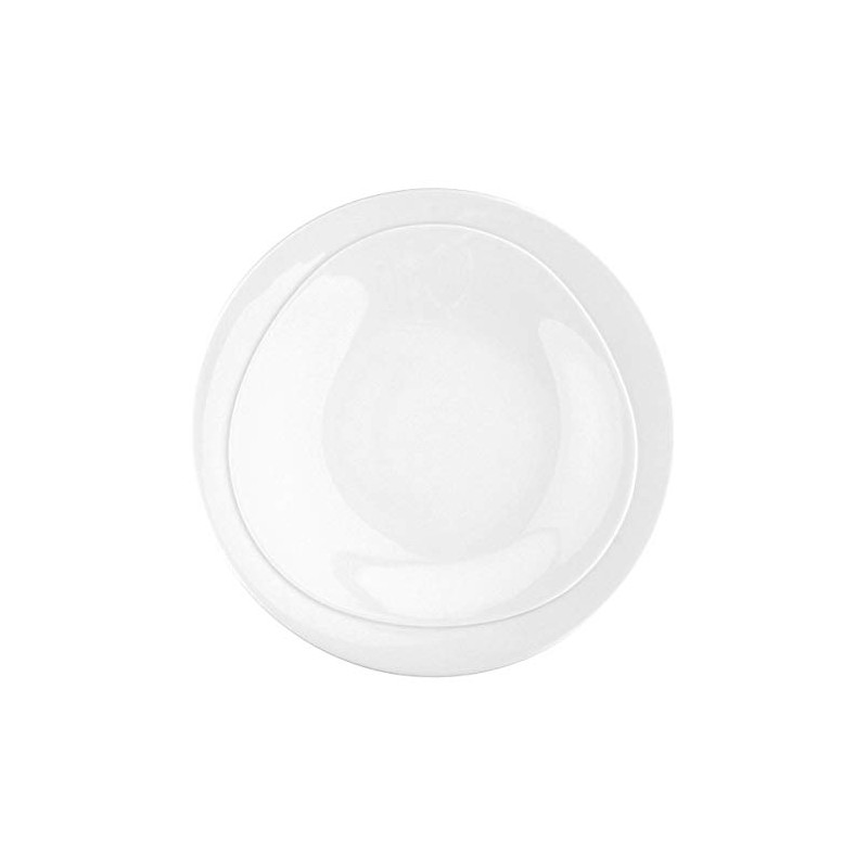 Seltmann Weiden Trio 001.686268 Round Dinner Plate, White