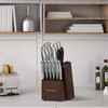 Astercook Knife Set, 15-Piece Kitchen Knife Set with Block, Built-in