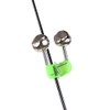 50Pcs 4.5cm Outdoor Twin Bells Ring Fishing Rod Clamp Bite