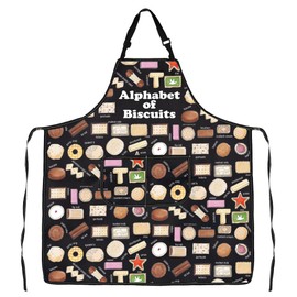 MNIGIU Funny Biscuits Gift Biscuits Apron Biscuits Theme Gift Cookie Lover Gift Biscuits Party Gift Foods Gift (Biscuits Apron)