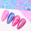 SILPECWEE 10 Rolls Aurora Nail Foil Laser Nail Transfer Foil