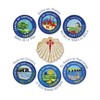 The Camino Shell Patch + Trail Map Card // Camino