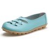 VenusCelia Mocasines planos informales cómodos para mujer, Aqua, 10