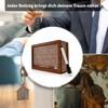 BigDean Wooden Money Box with Target 3000€ - Money Box