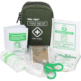 Mil-Tec Unisex – Erwachsene Erste-Hilfe-Paket-16025800 Erste-Hilfe-Paket, Oliv, Einheitsgröße