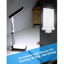 Fluorescent light tube, 4 pin base light bulb, 27 watt, Light At 1500 Lumens, Laborate Lighting (3000K)