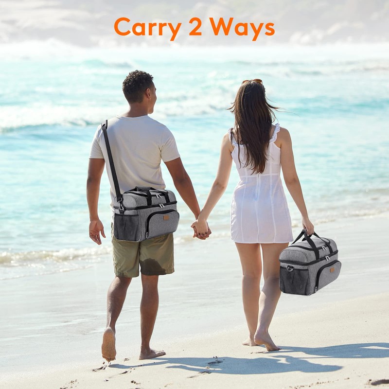 Lifewit Large Cooler Bag 27/32/48 Cans Insulated Lunch Bag Lightweight